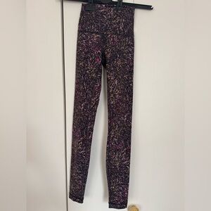 Lululemon multi colored leggings - size 0 - slightly cropped